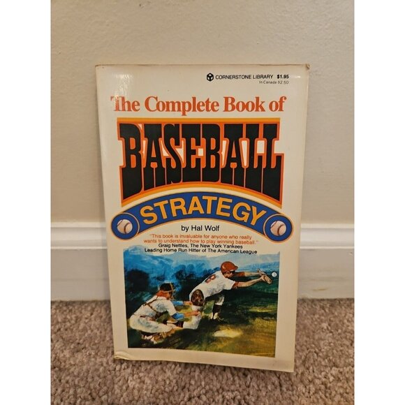 The Complete Book of Baseball Strategy by Hal Wolf (Paperback, 1974) - Picture 1 of 2